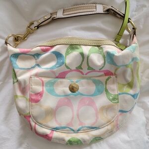 Coach pastel handbag